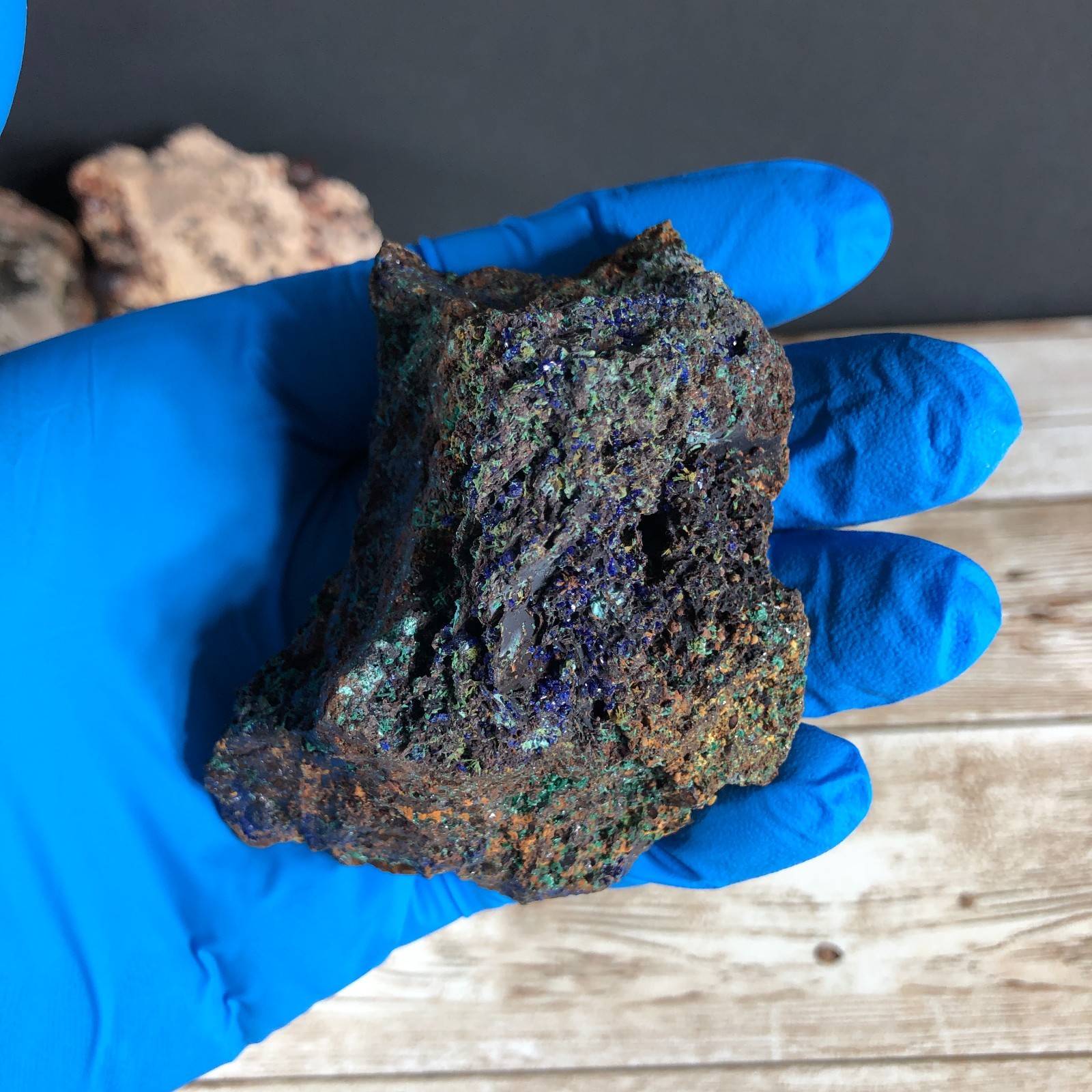 10pcs Azurite Calcite Barite Garnet Epidote Bulk Crystal Mineral Specimen ST22