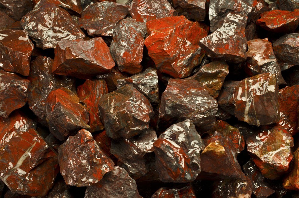 1/4 lb Brecciated Jasper Rough Stones – Natural Crystal Mineral Rock Tumbling