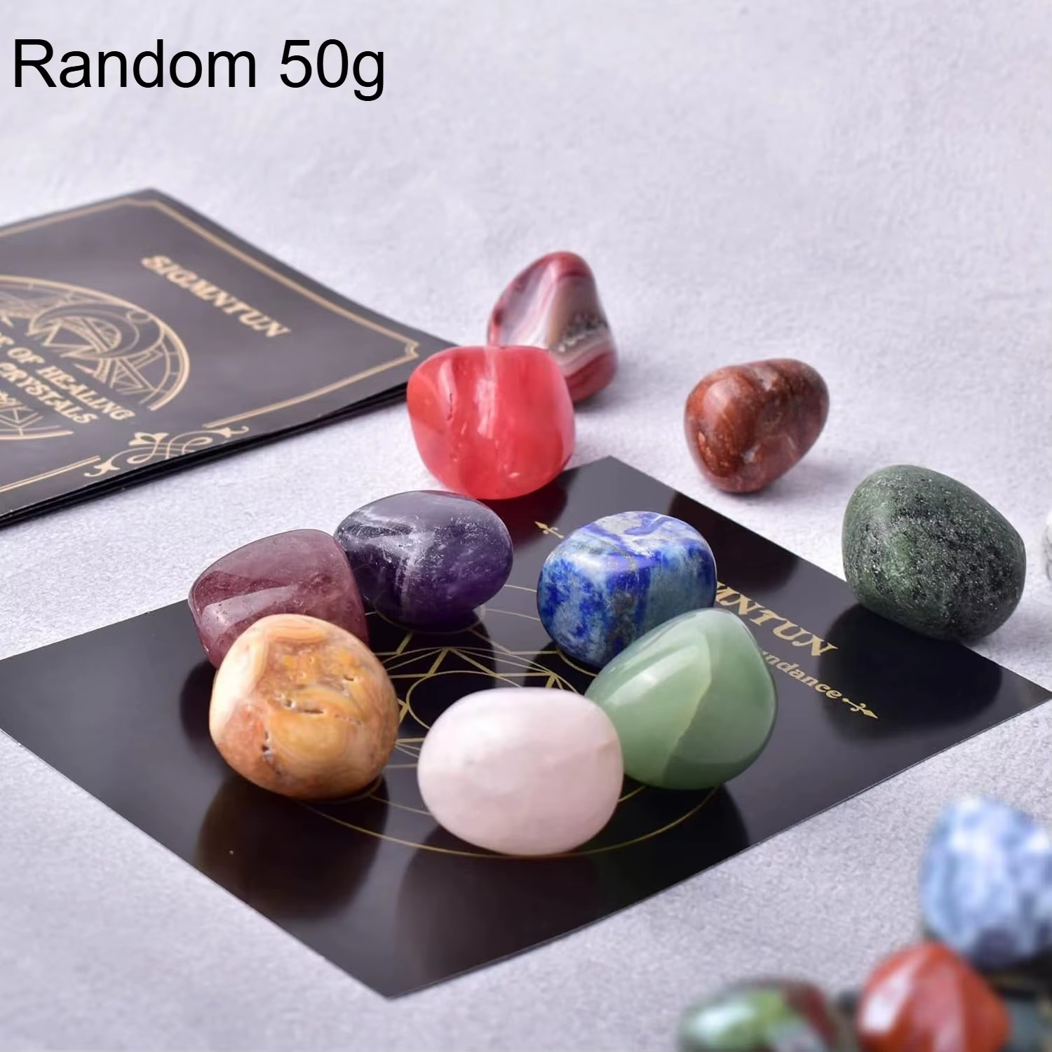 50/100/200/500g Crystals Polished Rocks Stones Healing Crystals Stones Accessory