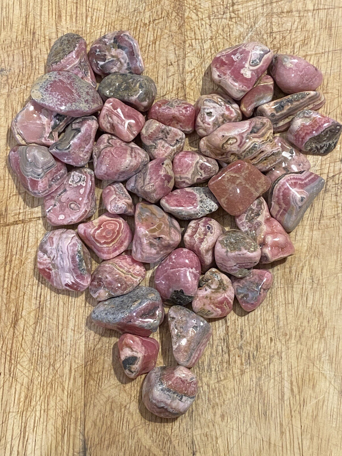 Rhodochrosite Tumblestones AAA+ : Love / Compassion / Light Argentina