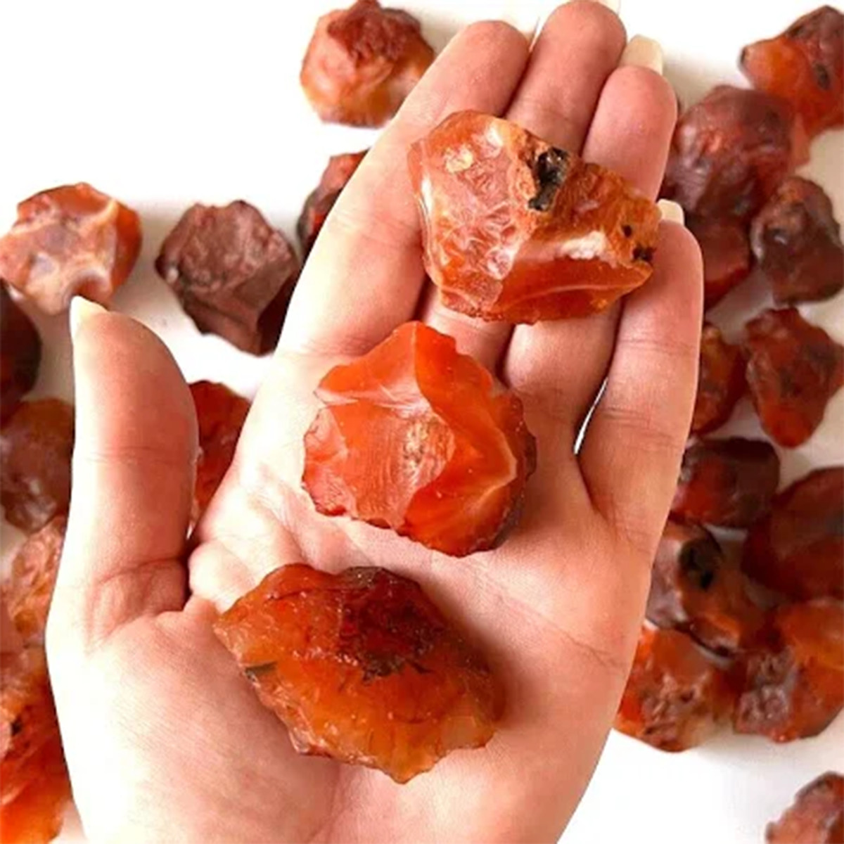 3Pcs Natural Raw Stones Healing Crystal Gemstone Rough Rocks Mineral Specimen