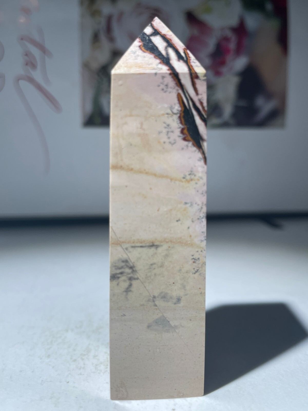 65g Traditional Chinese painting stone pagoda m08