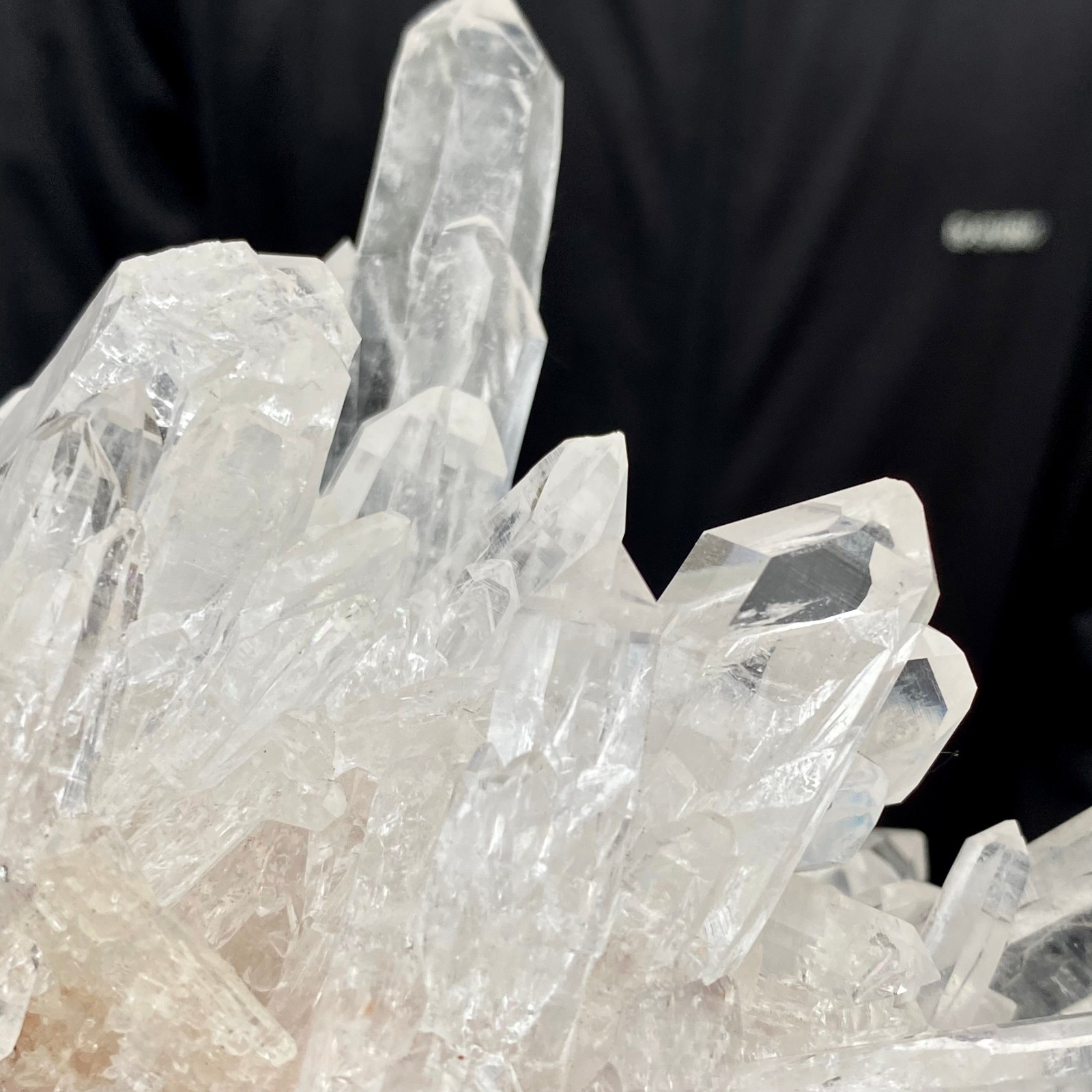 357G A+++Natural white Crystal Himalayan quartz cluster /mineralsls