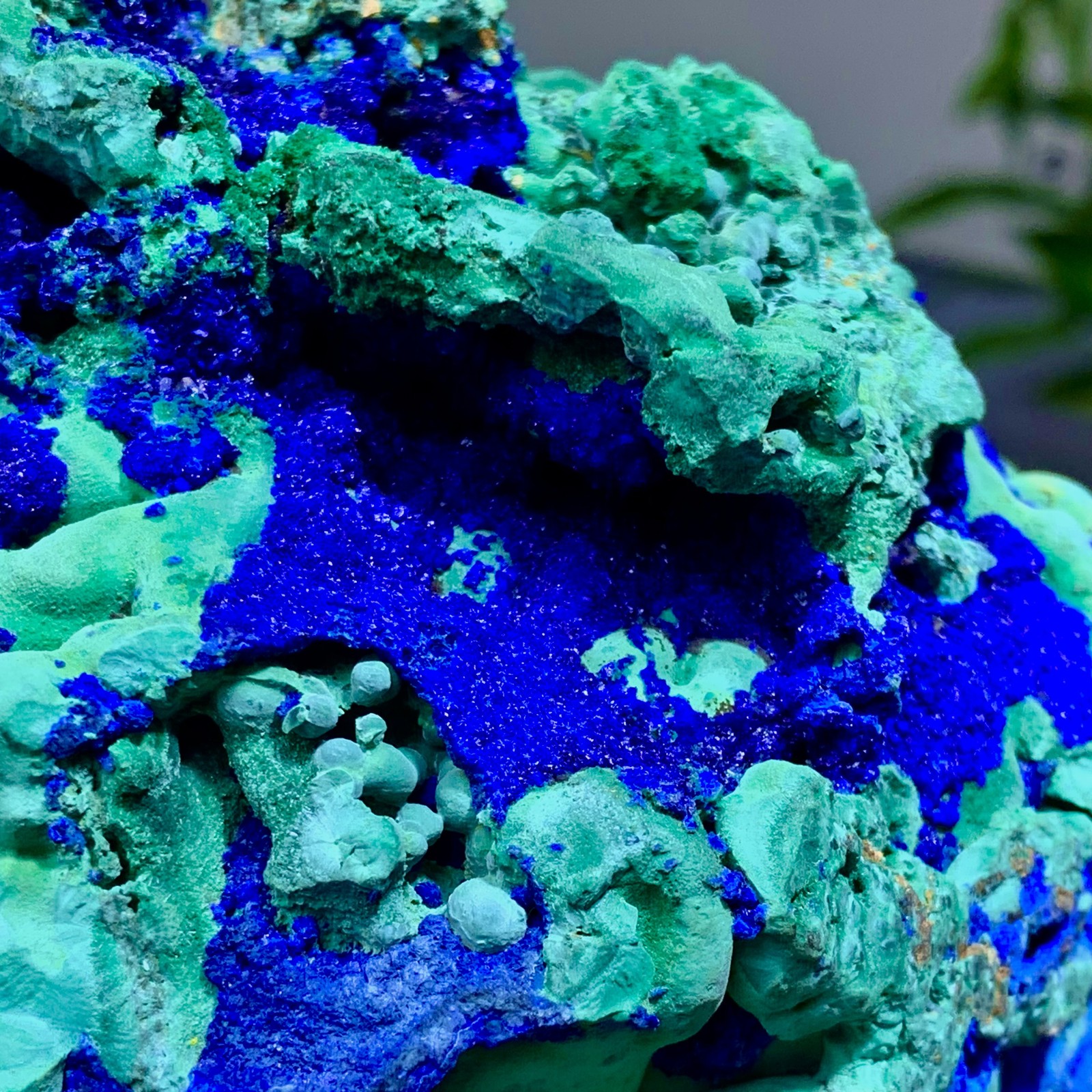 4.71LB Best Natural Azurite/Malachite raw Crystal Mineral Specimen
