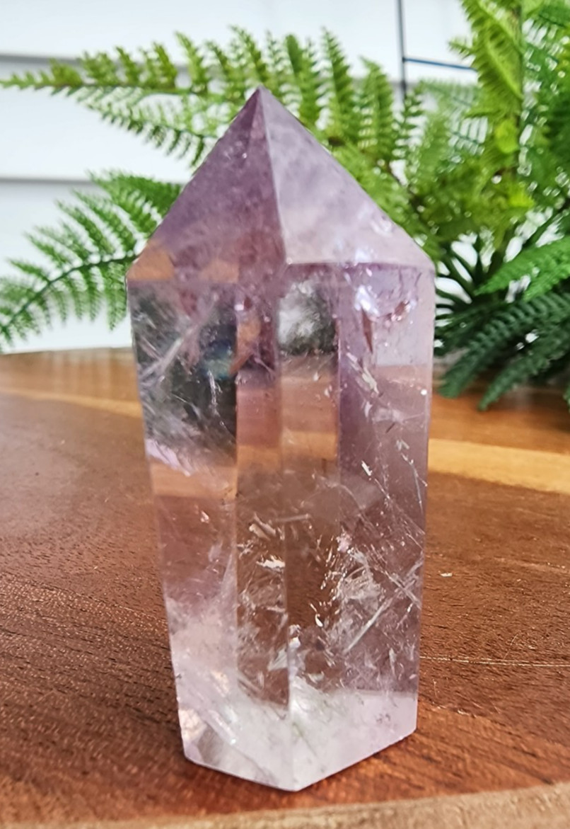 30 grams Amethyst Tower Reiki Healing Point 1-7/8″ Tall
