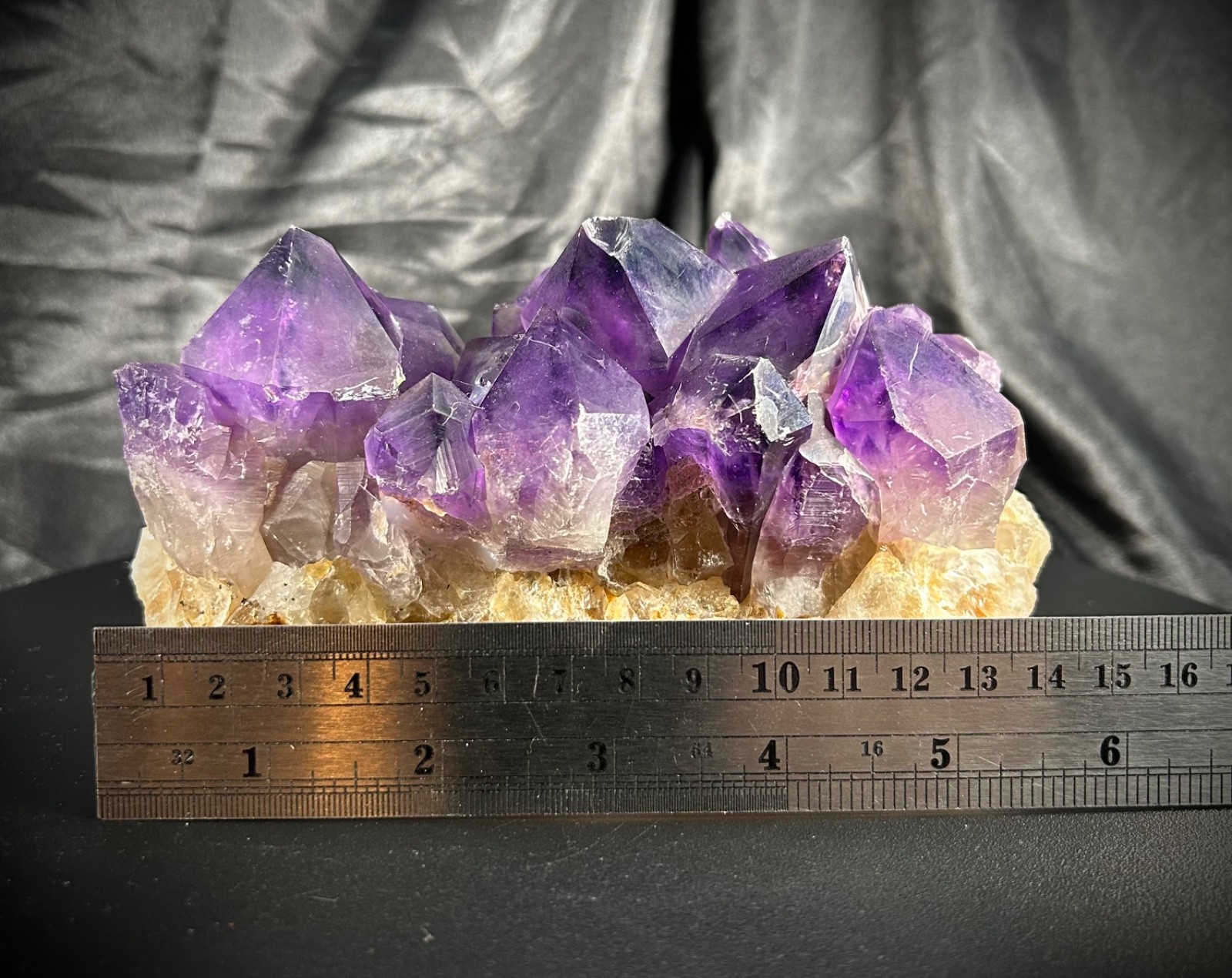 6.25″ Chunky Amethyst Cluster Specimen 2lb 3.8oz (1014 grams)