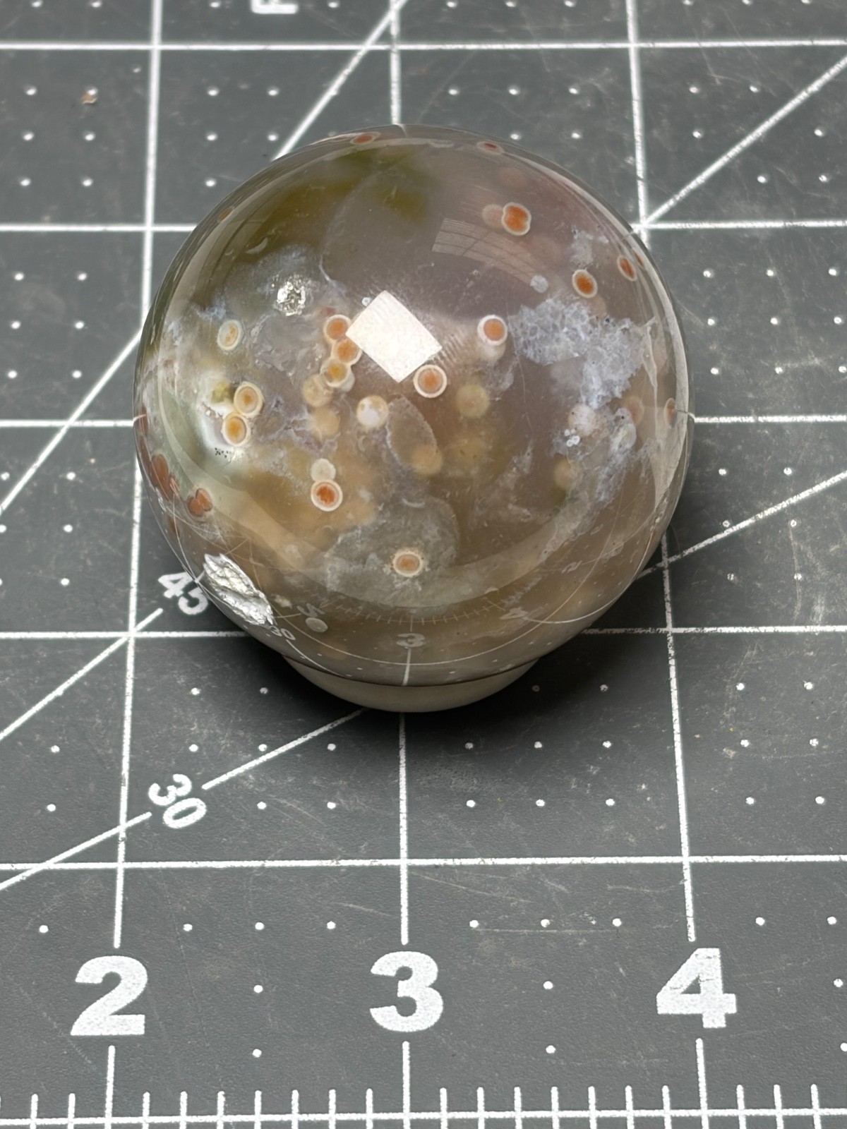 Rare Ocean Jasper Jelly Sphere Orbs