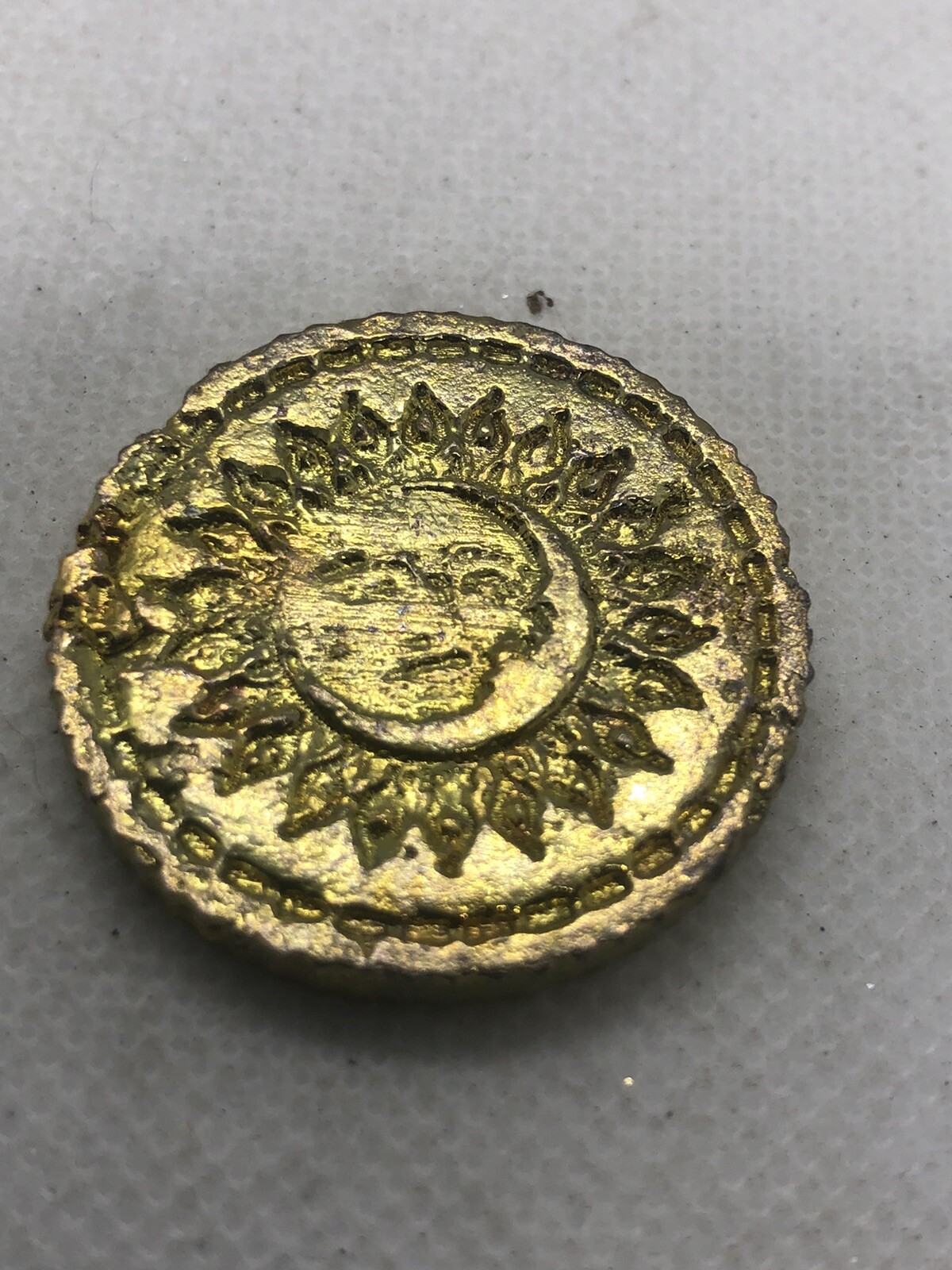 Bismuth crystal Coins Sun/Moon