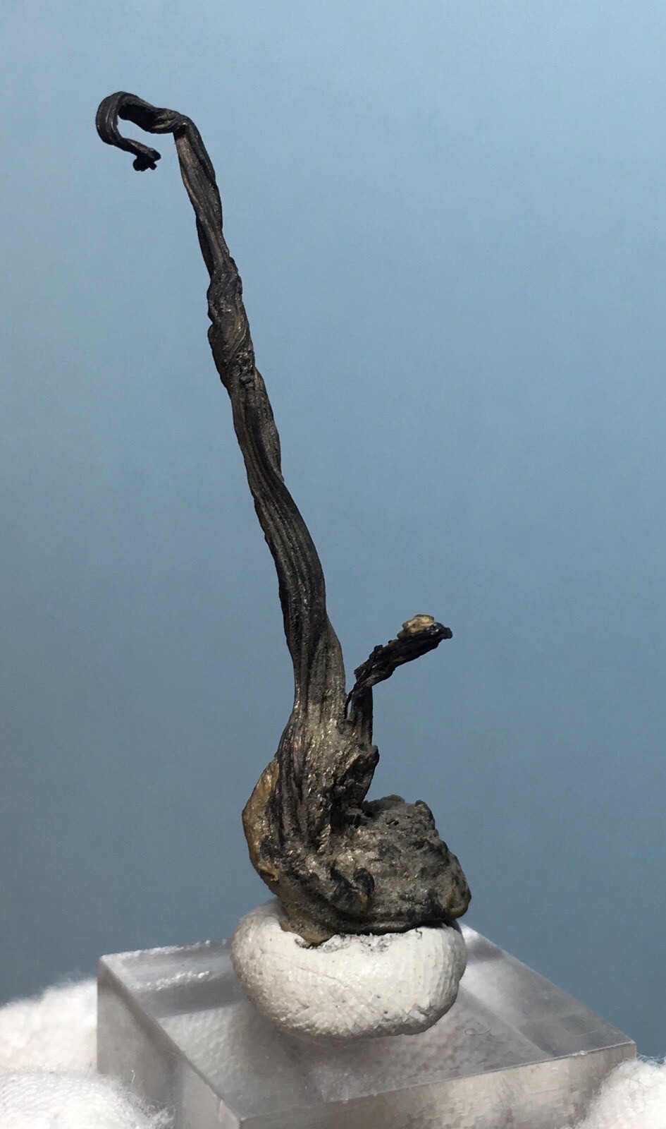 4cm Length Pure Silver Wires Specimen Mined In Shanxi China 2g