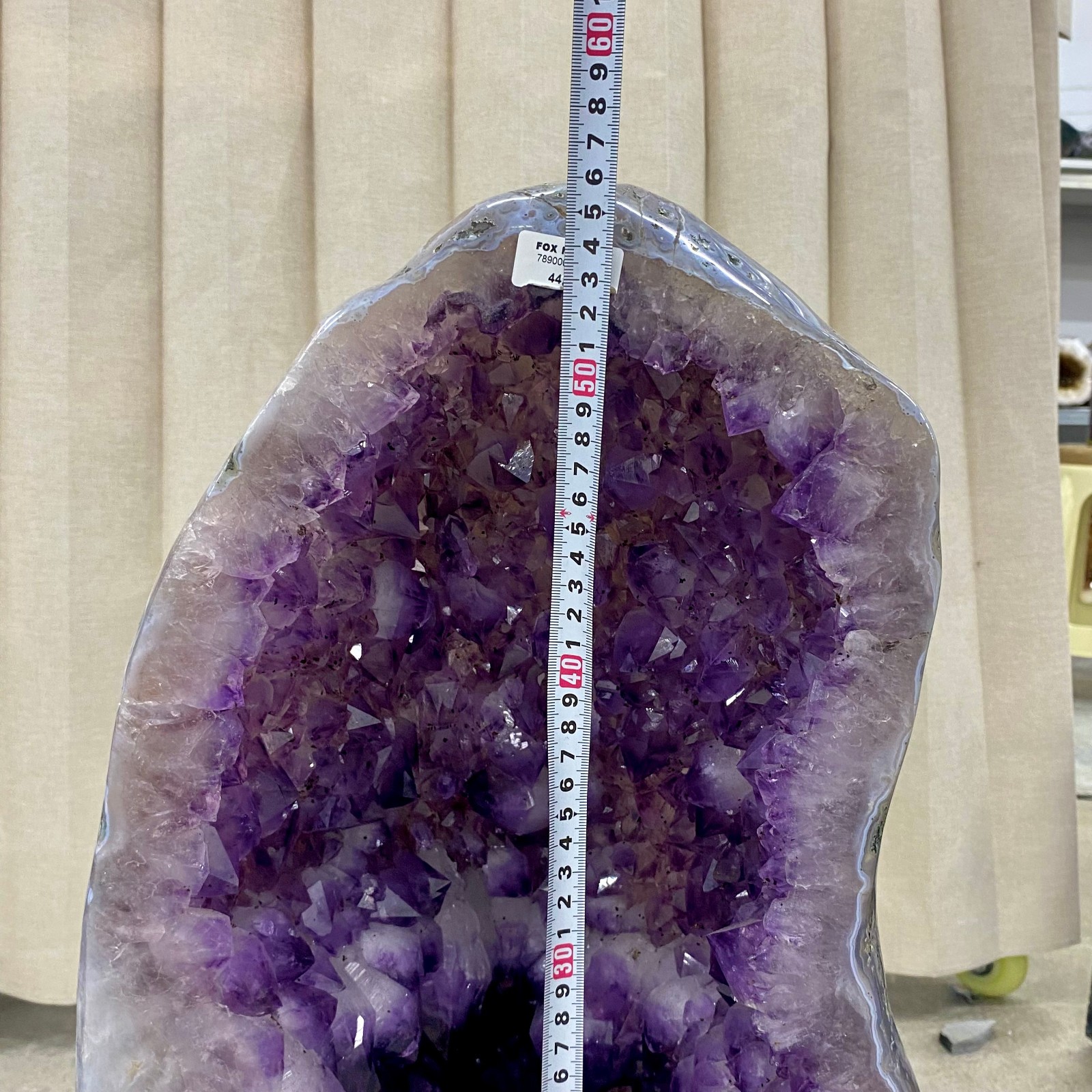 97.86LB Natural agate Amethyst geode quartz cluster crystal Cathedral specimen