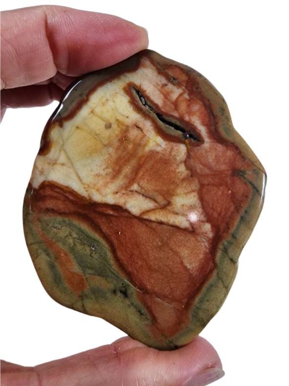 Morrisonite Jasper Polished Slab 68.6 grams.