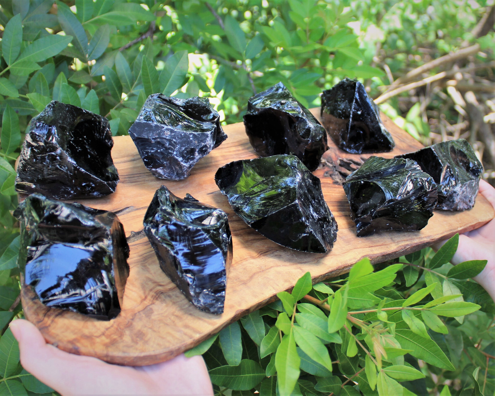 MASSIVE Rough Natural Black Obsidian Chunks – Huge Raw Black Obsidian Crystals