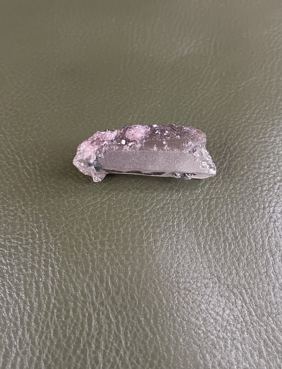 Quartz Point With Fluorite From Inner Mongolia