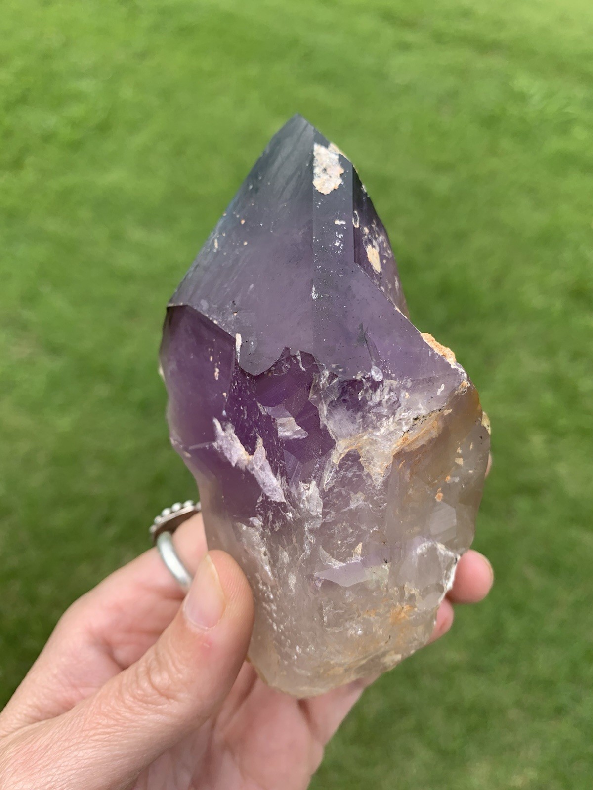 Amethyst Crystal Point from Australia dug by Patrick Gundersen Crystals of AUS