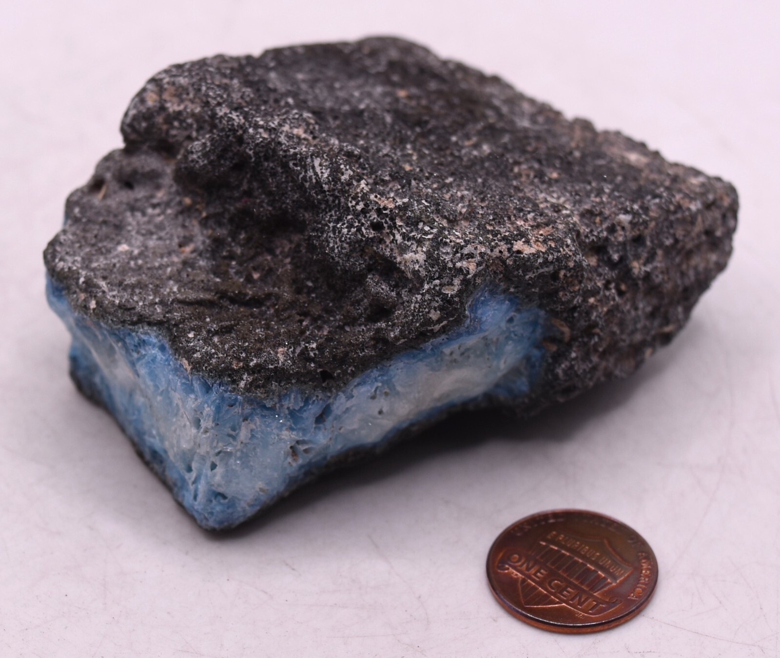 250g Rare Blue Dumortierite Cluster from Sumatra Natural Gemstone Rough Mineral