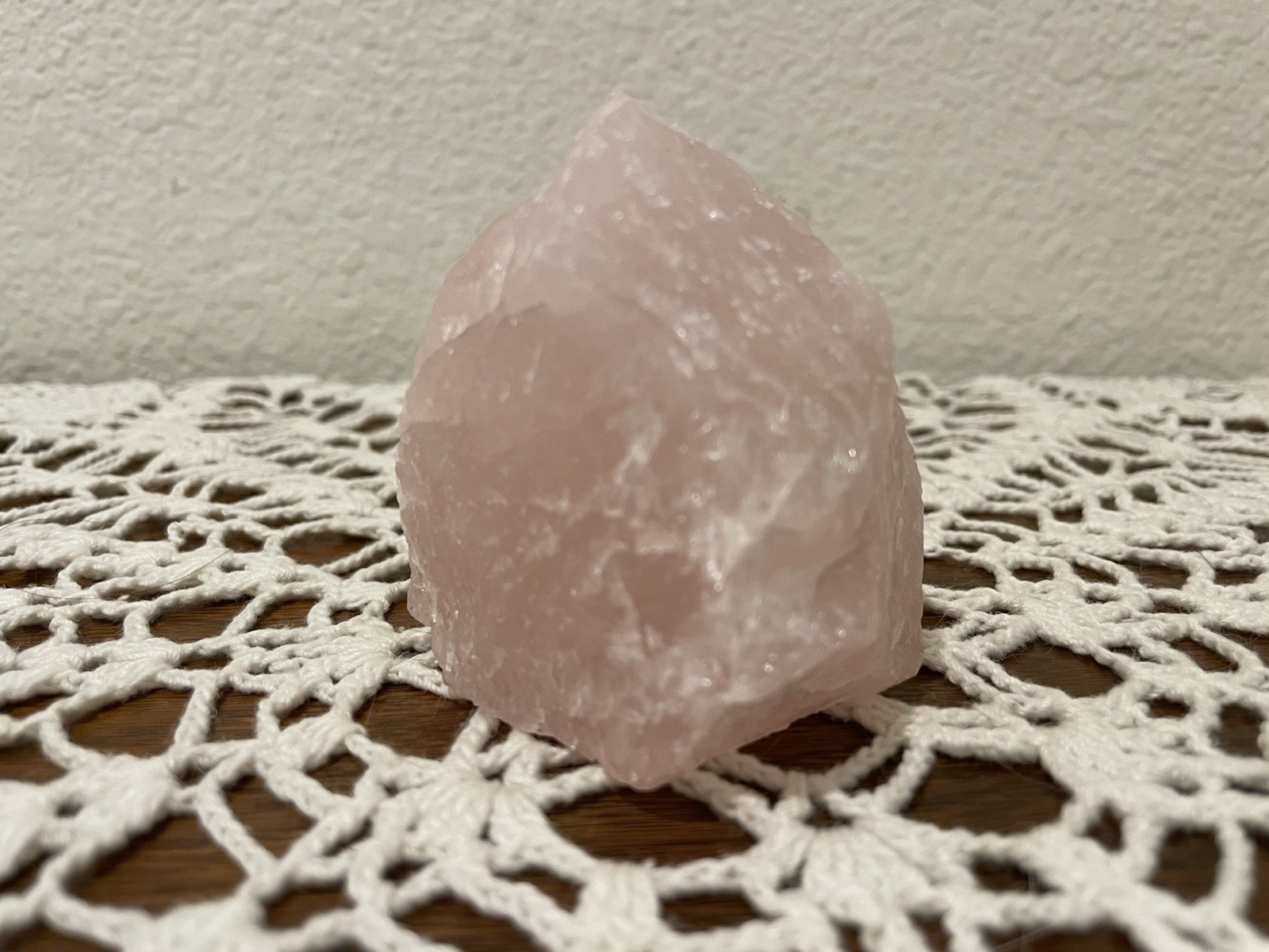 Rose Quartz “Raw” 3 X 2 1/2 Inch