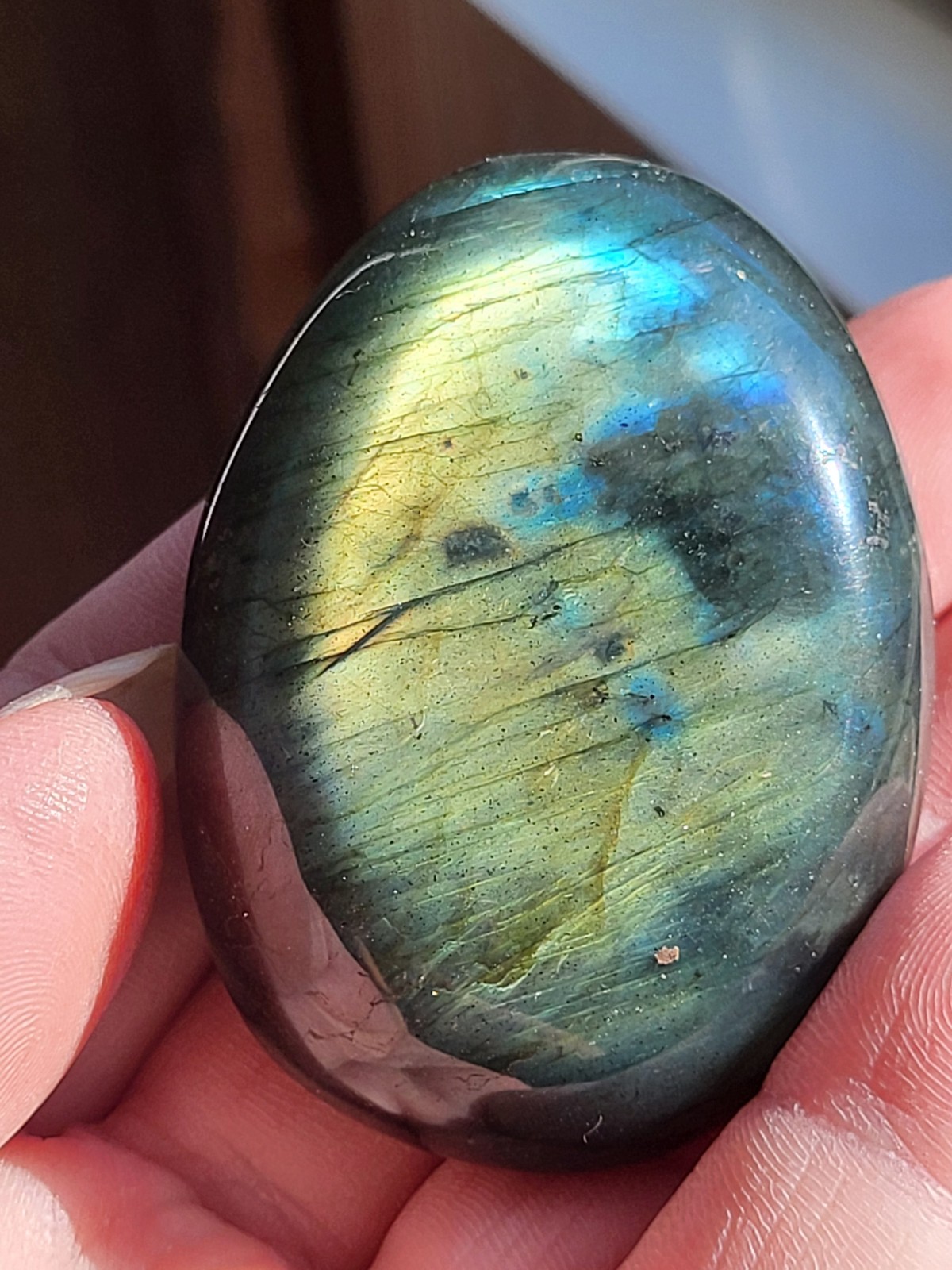 Labradorite Palm Stone