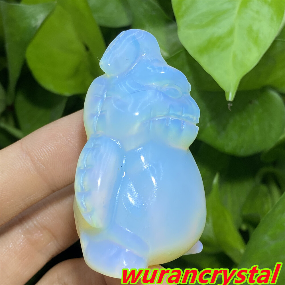 Top Opalite Oogie Boogie Skull Crystal Carved point Christma Halloween gift 1pc