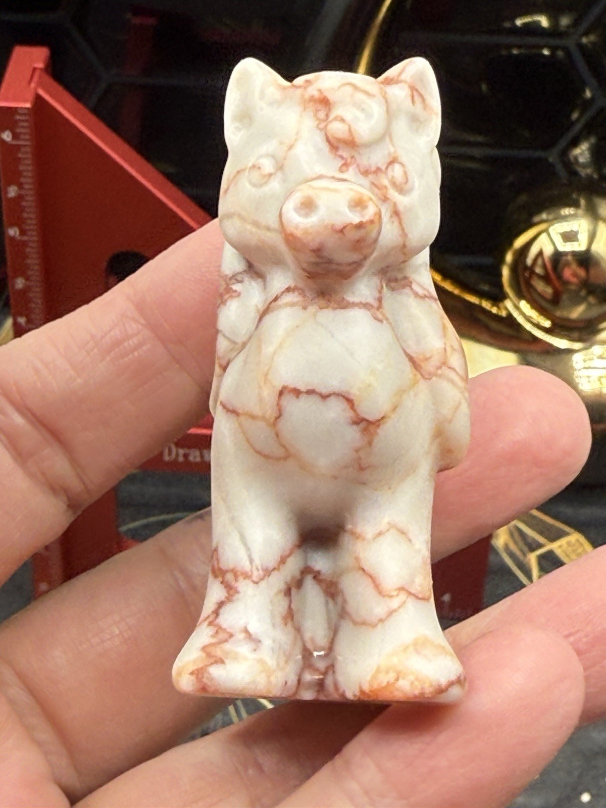 Natural Crystals Mixed Materail My little Pony Carving Free ship & Gift