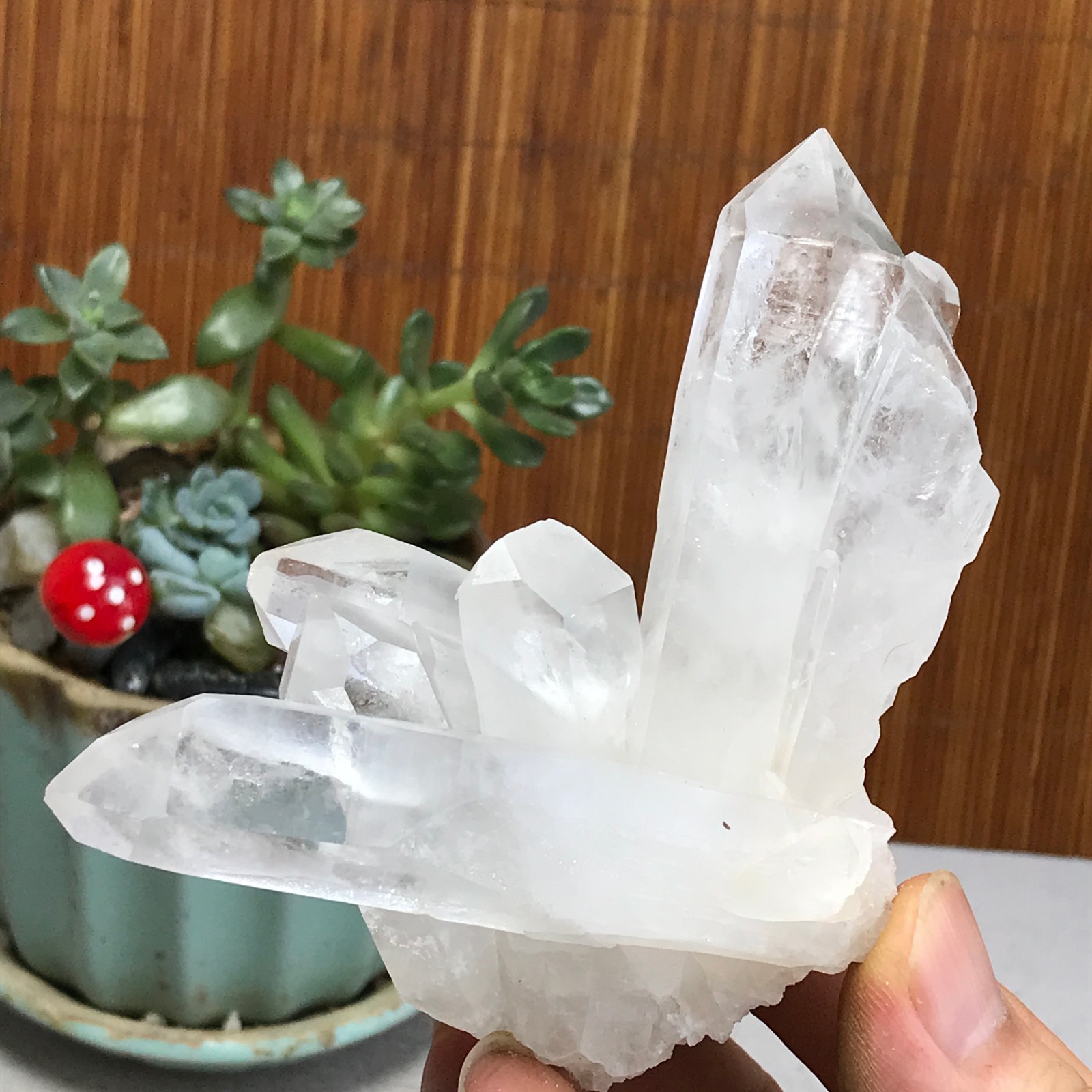 92-78-42mm Natural crystal clusters pretty Quartz Mineral Specimen 149g A6987