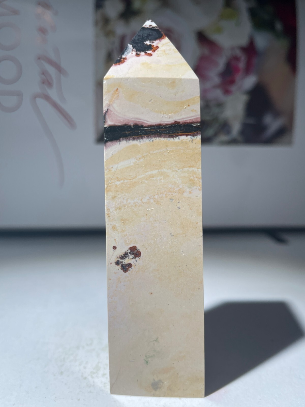 96g Traditional Chinese painting stone pagoda m10