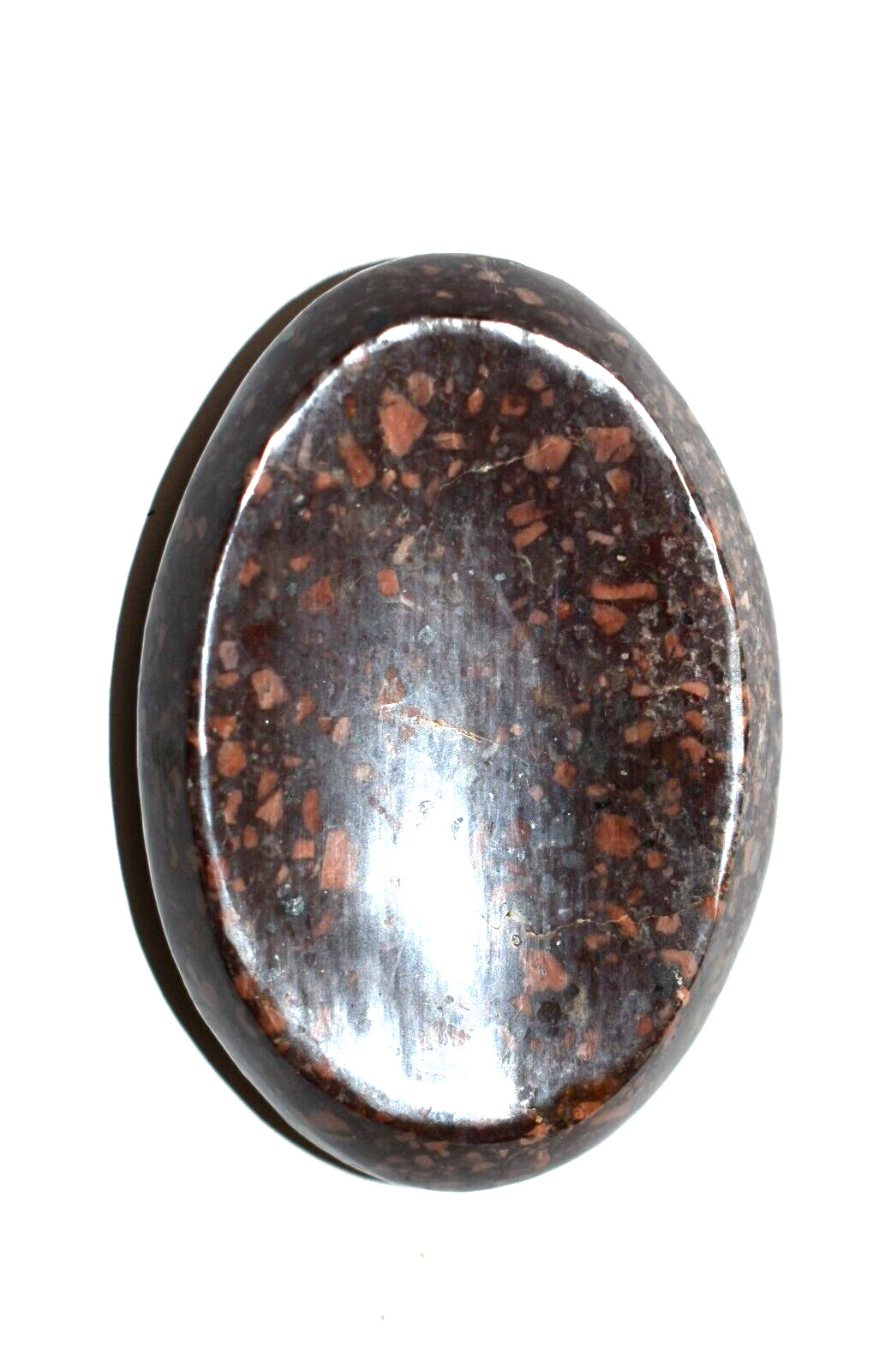 Rhyolite Volcanic Stone Pink Red Brown North Carolina Hand Carved and Polished
