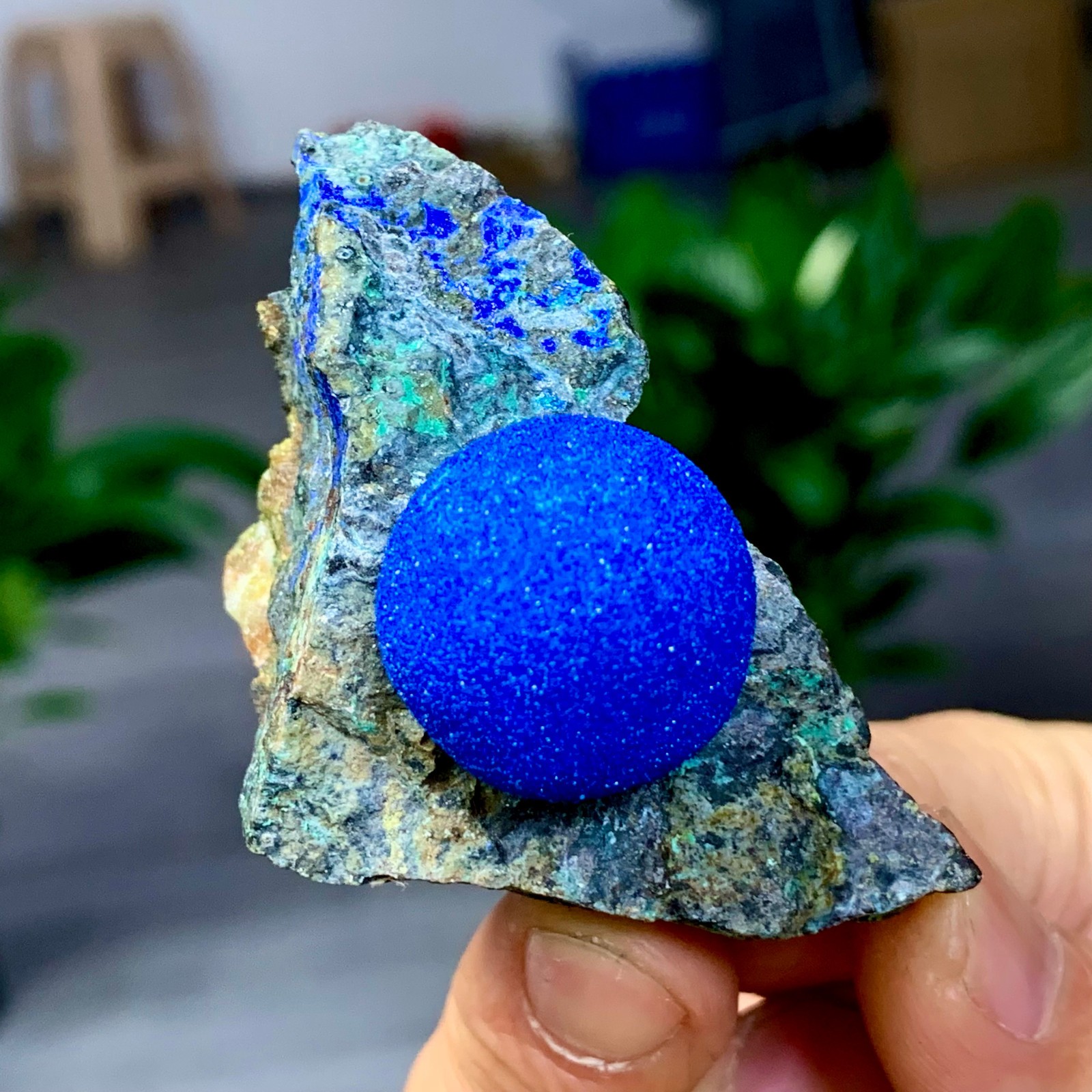 36G Pyromorphite Crystal Unique Spherical specimen, Guangxi,China