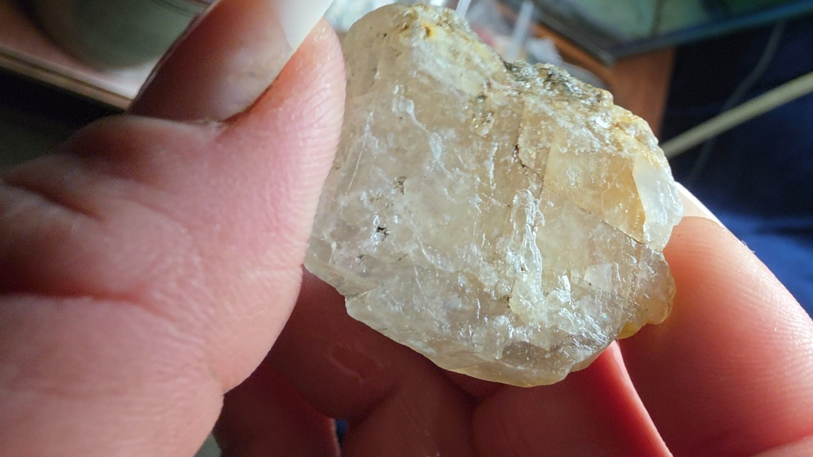 orthoclase feldspar Crystal Specimen Mineral 17.18g
