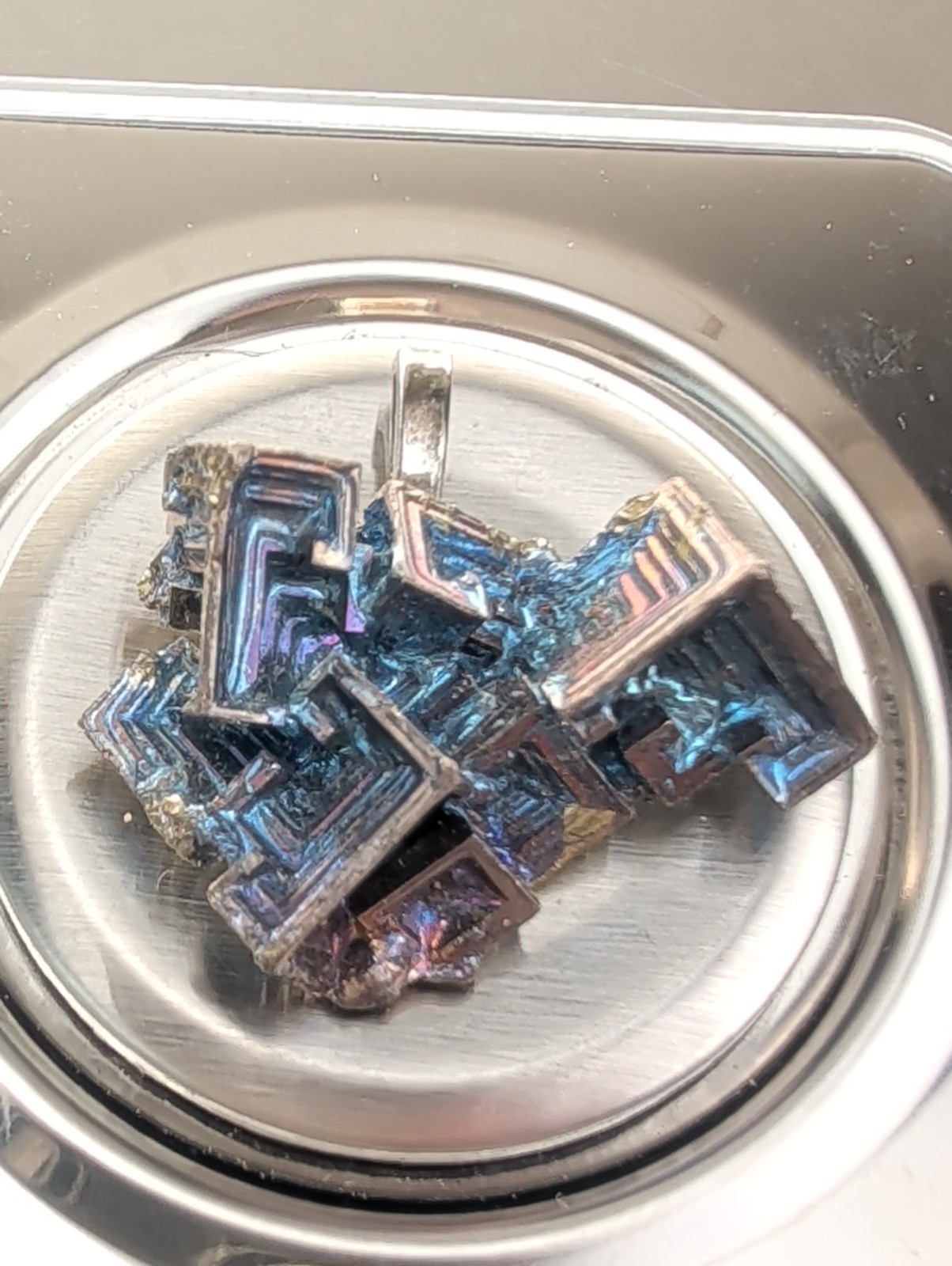 Bismuth Crystal Pendant