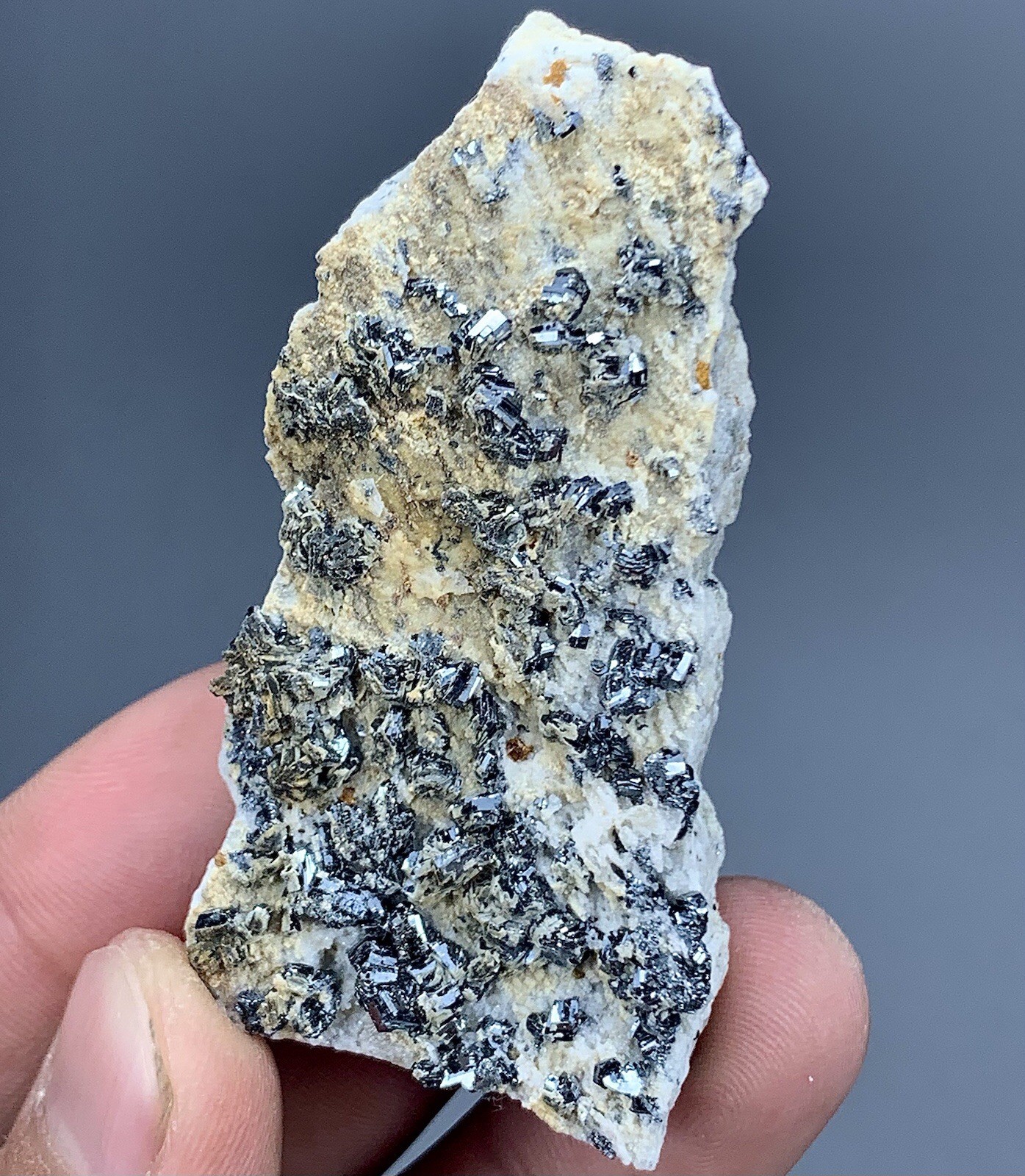 Hematite Crystal Specimen/ Sparkling Metallic Mineral, Pakistan 43 Gram