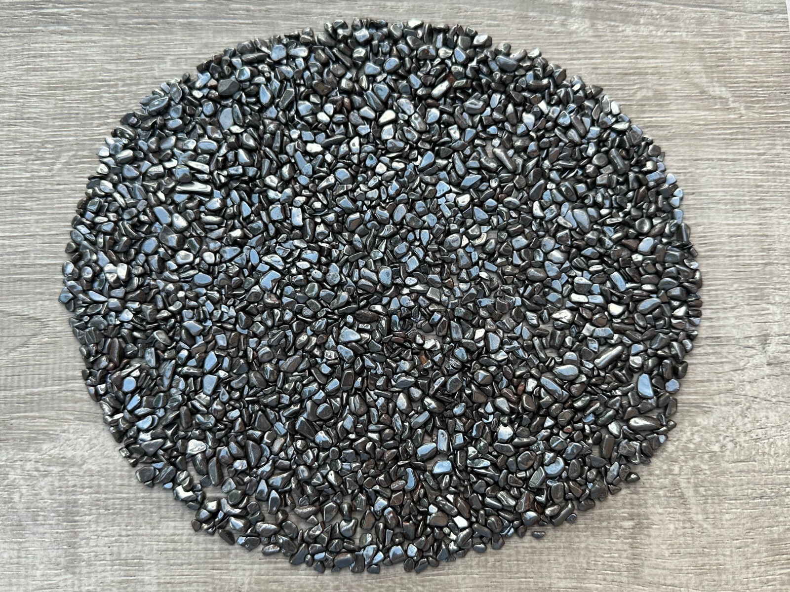 Grade A++ Hematite Semi Tumbled Gemstone Mini Chips 3 – 7 mm,Wholesale Bulk Lot