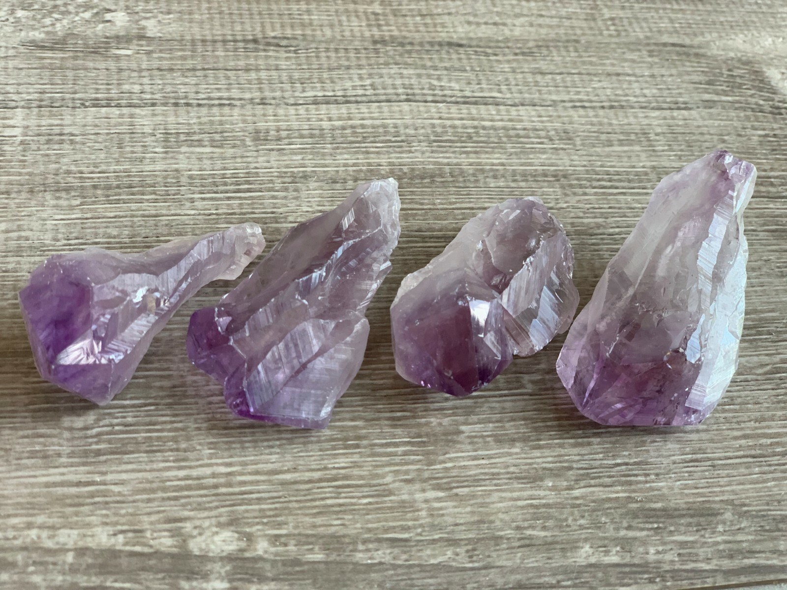 Large Amethyst Rough Points, 1.75 – 2.5″ Raw Amethyst Points, Wholesale Bulk Lot