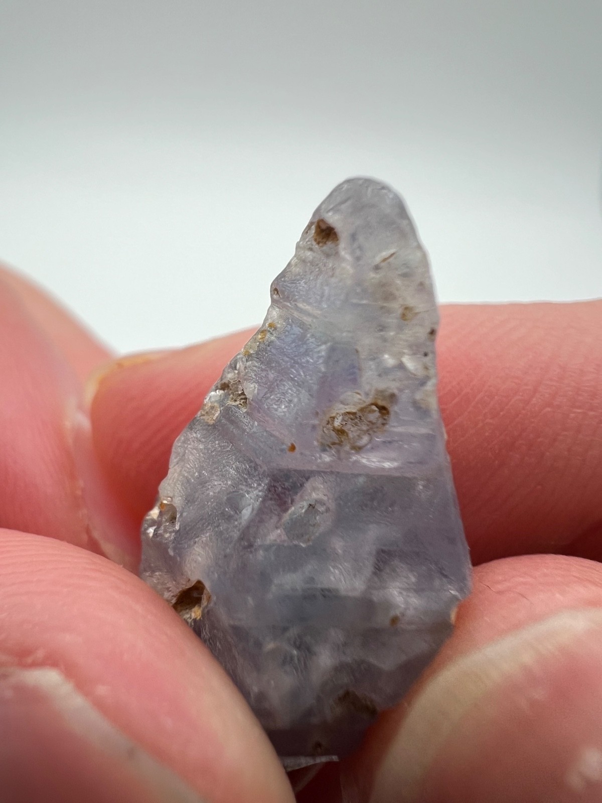 Gem Blue Double Terminated Sapphire Crystal, Mineral Specimen from Sri Lanka