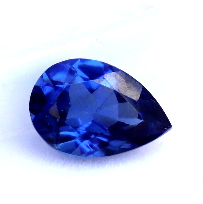 Blue Tanzanite Loose Gemstone Certified Natural Pear Cut 8-10 ct Valentine Offer