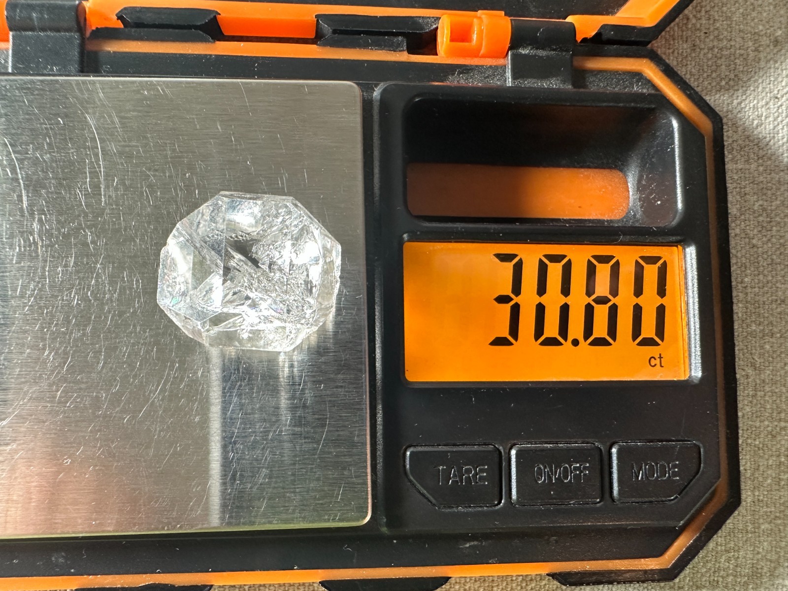 ➤ Genuine from Herkimer New York ➤ 30.8 Ct – 1 Inch HERKIMER DIAMOND ➤VIDEO➤1183