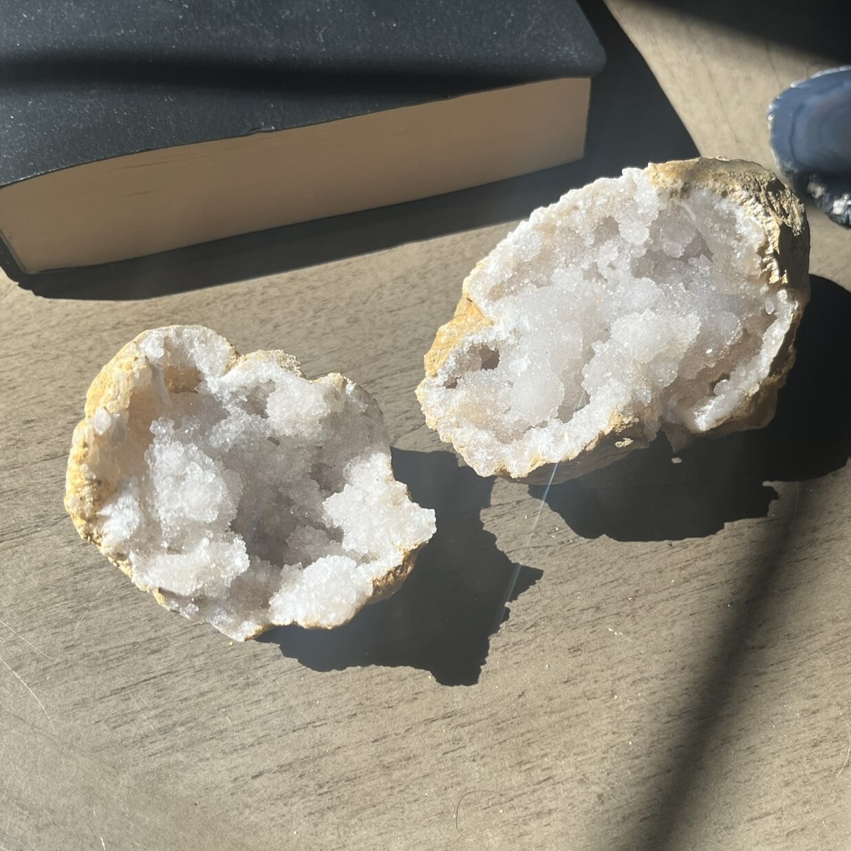 Break Your Own Geodes! BOX SET WITH HAMMER | Uncut Crystal Geode Specimen MEDIUM