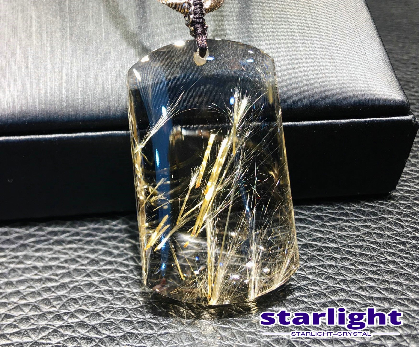 13.3G Natural Brazilian Titanium Crystal No Matter Brand Crystal Pendant