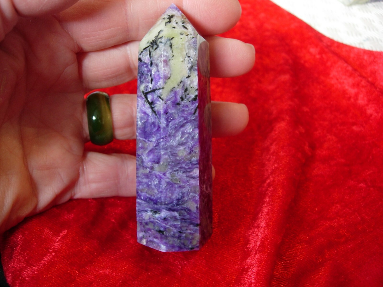 charoite obelisk wand 100% genuine no 4