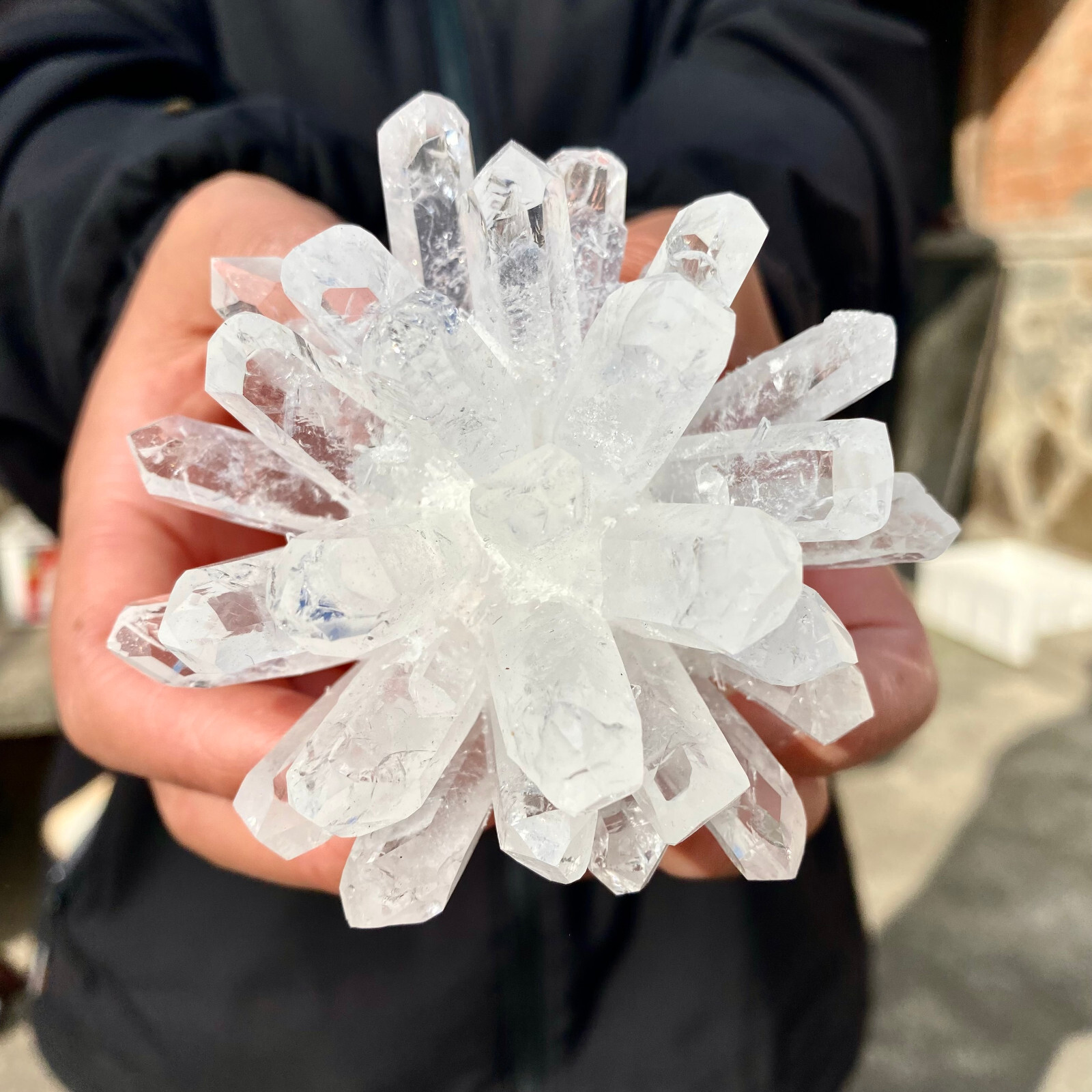 1pc A lot New Find White PhantomQuartz Crystal Cluster MineralSpecimen