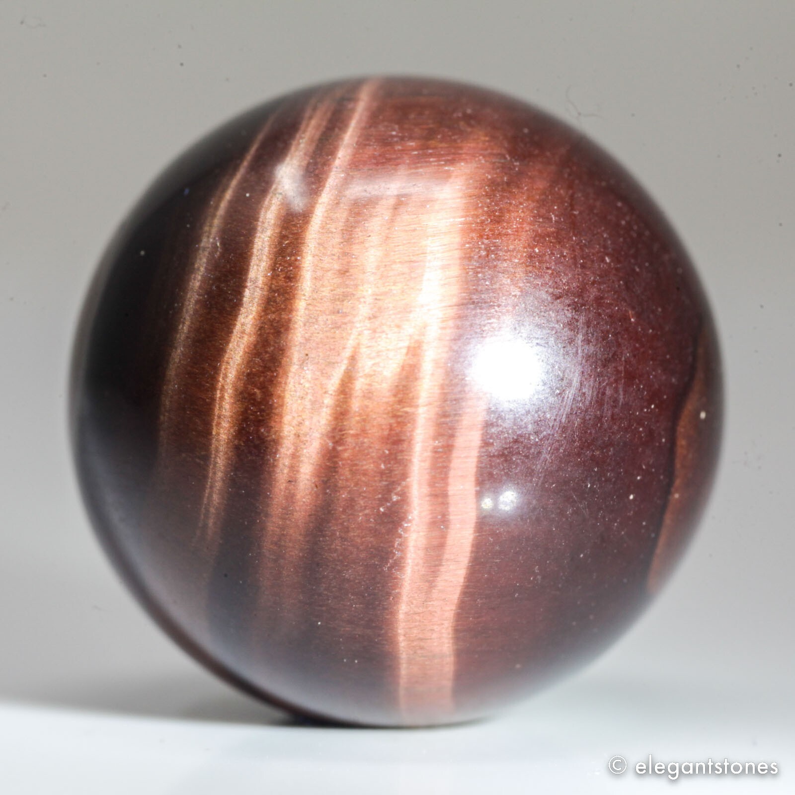 25g26mm Red Tiger Eye Sphere Crystal Ball Natural Quartz Healing Gemstone Chakra