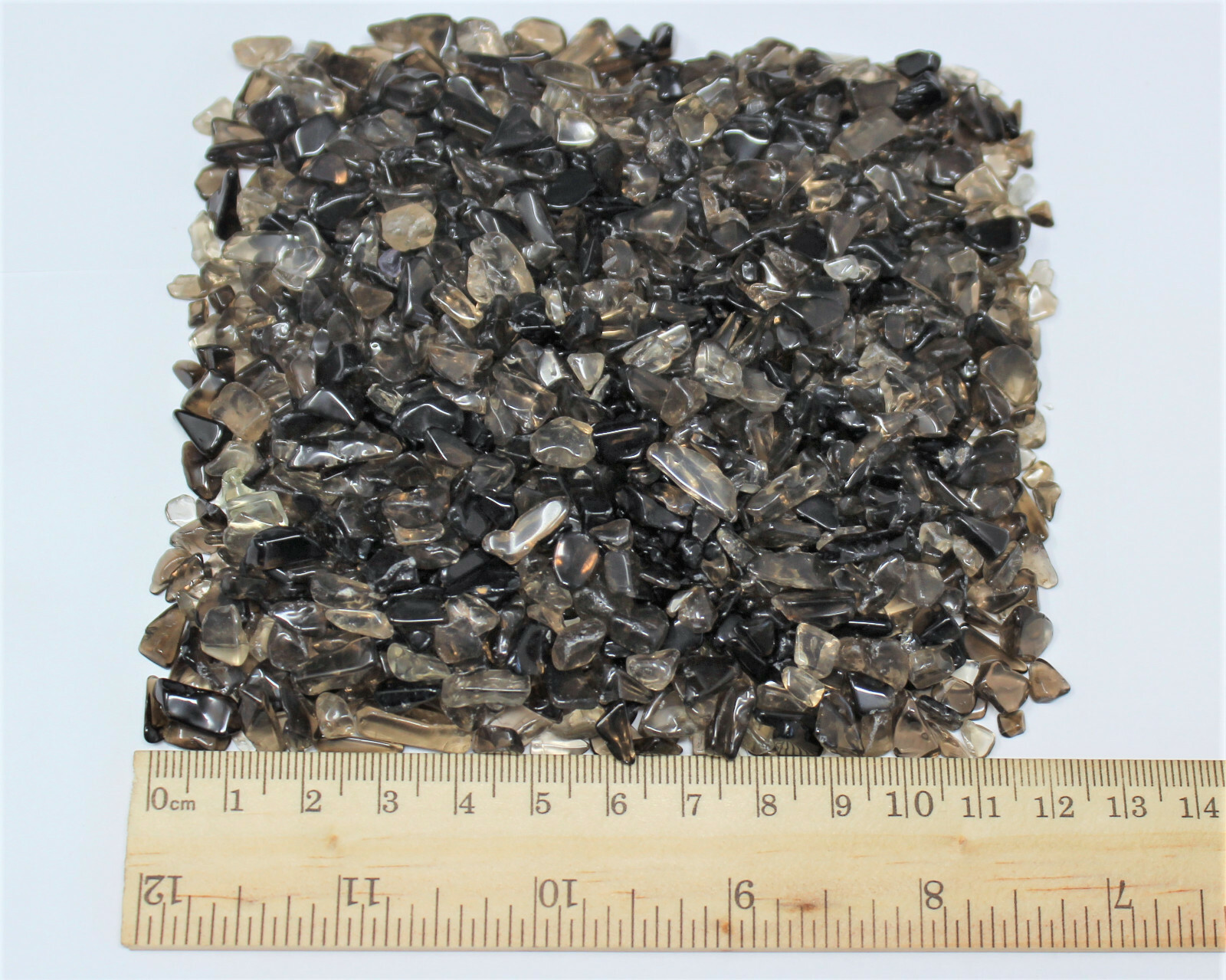 Smoky Quartz Semi Tumbled Gemstone Mini Chips 4 – 7 mm Wholesale Bulk Lots