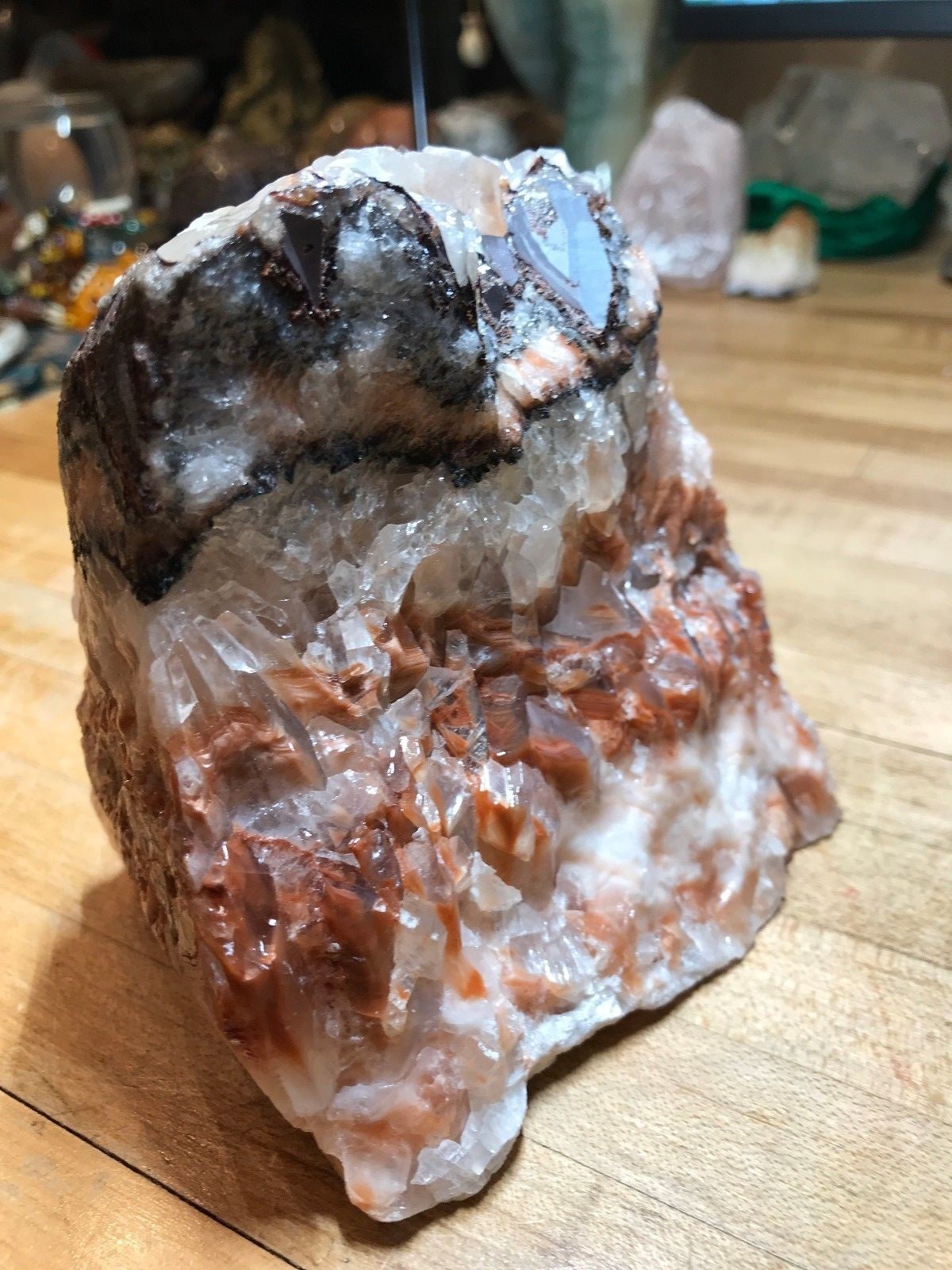 Multicolored Calcite Crystal Mineral Gemstone Medium Natural Rock Specimen 555