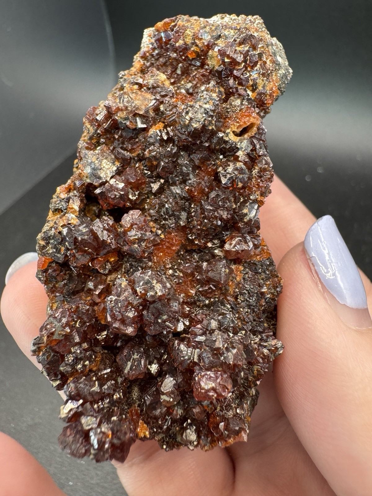 6501 EXCELLENT Red Sphalerite with BRIGHT UV and Phosphorescence Jiang Xi 92g