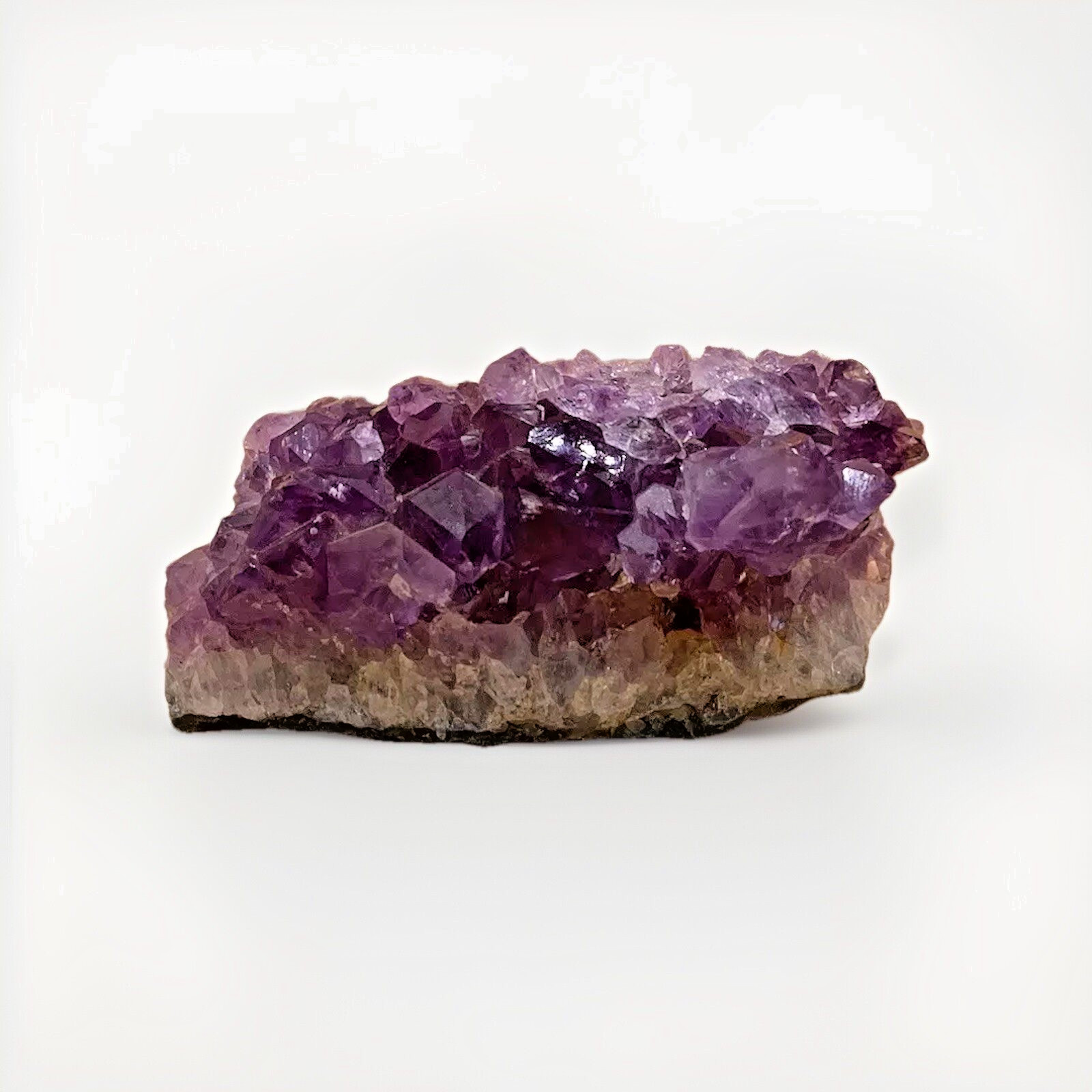 Amethyst Geode Natural Light Purple Quartz Cluster 4″ x 2″ Gemstone Display