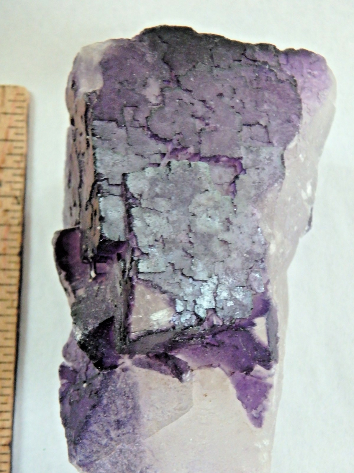 Beautiful Crystal ✨Purple Fluorite 262.6 grams Illinois Cubic Formation