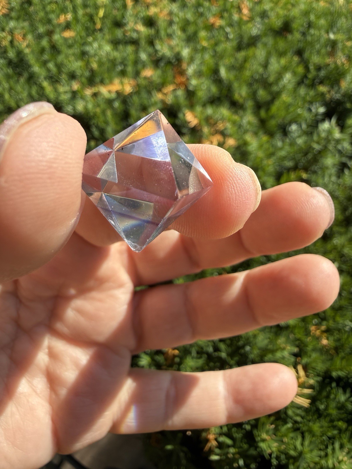 Set of 4 Fluorite Cleved Crystal Mineral Specimen Polished