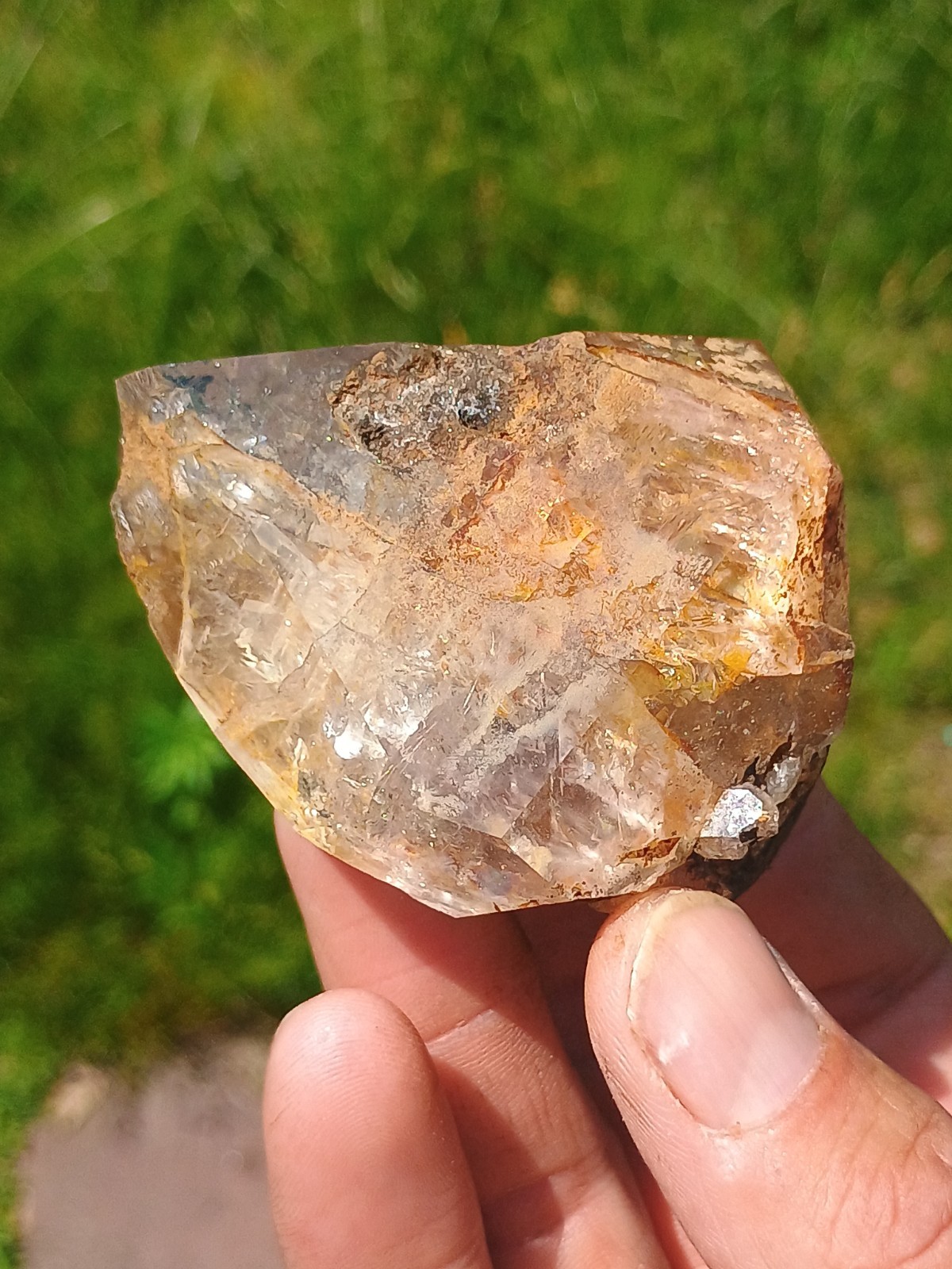 Herkimer 💎 Golden 💛 Healer Miner Direct From NY ❤️
