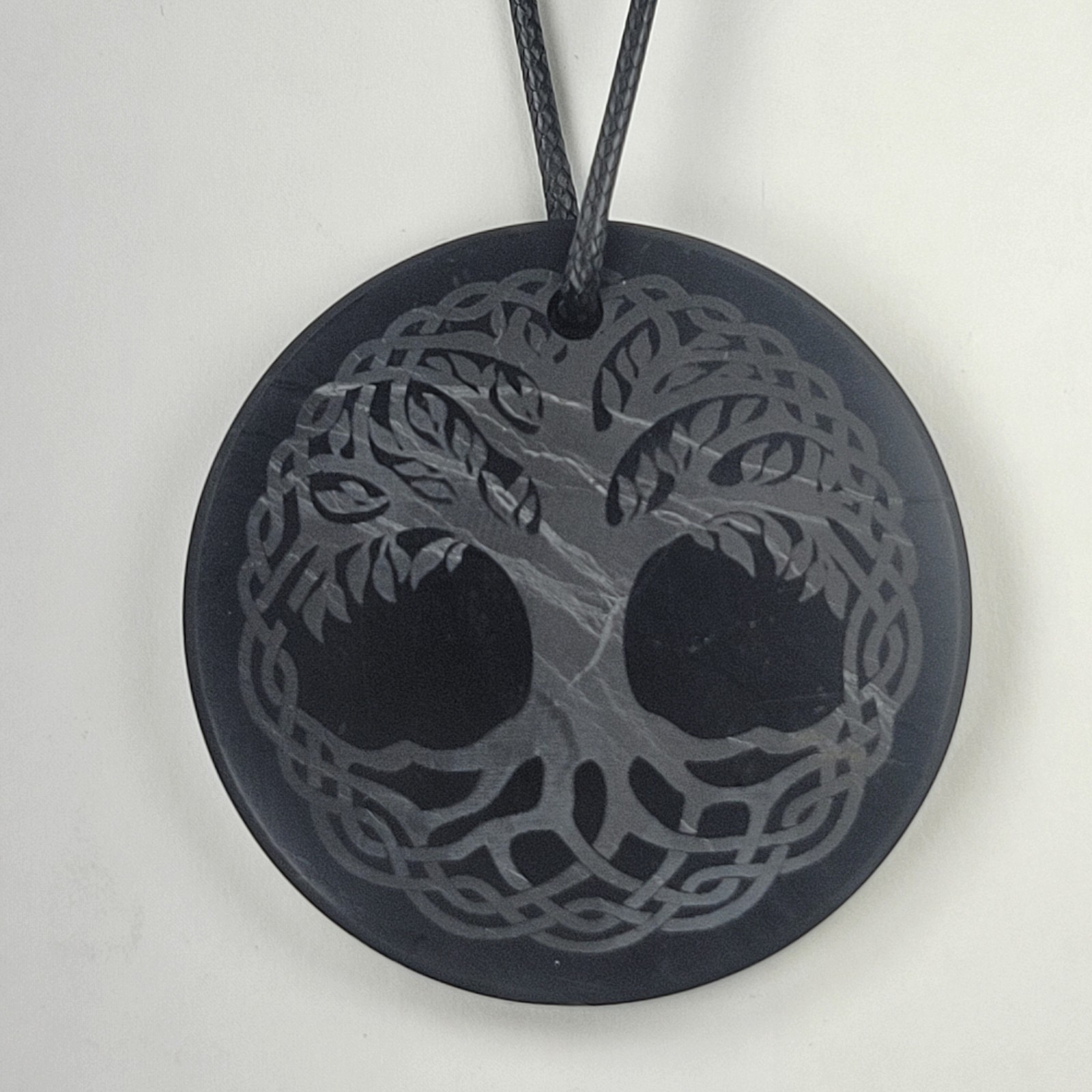 Shungite World Shungite Pendant Engraved Tree of Life – Celtic / 50 mm / 1.96″