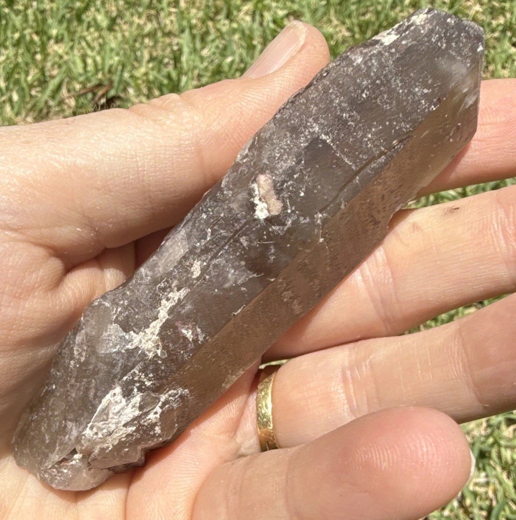 Natural Citrine Elestial wand Brazil 70g