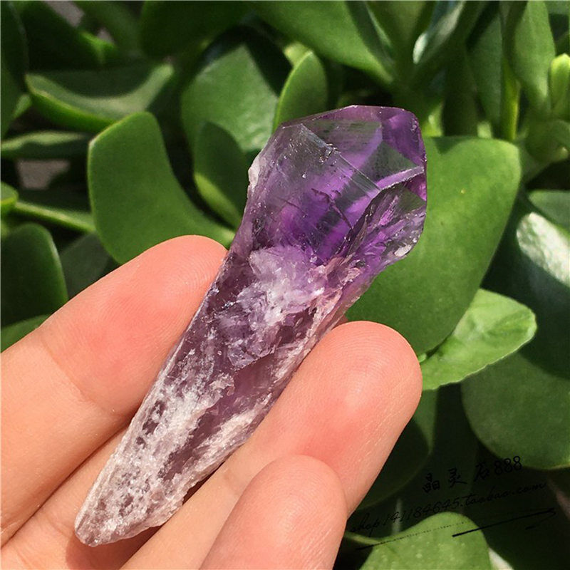 Natural Brazilain Amethyst Specimen Quartz Crystal Cluster Geode Healing 1PC